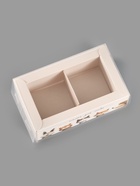 Коробка для 2 конфет с ячейками Only for you, 10×6×3 см (5 шт) - фото 809751091