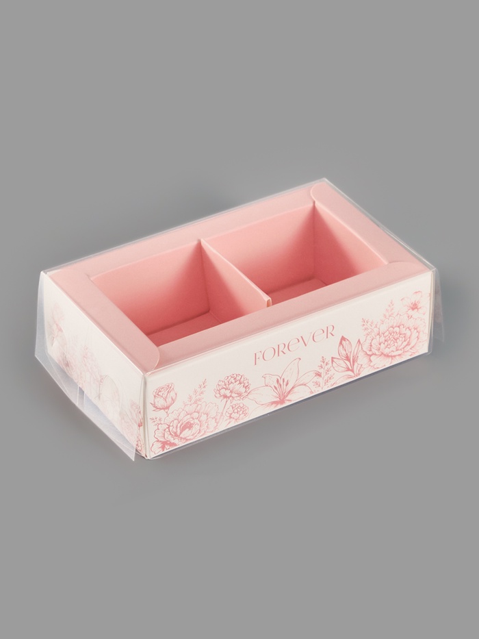 Коробка под 2 конфеты с ячейками Forever, 10 х 6 х 3 см