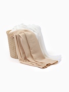 Пелёнки «Крошка Я» Milky-beige, 130×100 см, набор 2 шт., 100 хлопок, бежевая, белая - Фото 2