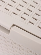 УЦЕНКА Корзина для белья с крышкой 60 л 34.6×44.5×56 см «Ротанг» прямоуг, цвет латте - Фото 3
