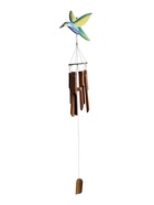 УЦЕНКА Музыка ветра «Колибри» бамбук 22×11×100 см - Фото 2