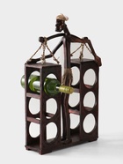 УЦЕНКА Подставка под бутылки «Абориген с коромыслом» 60×35×12 см - Фото 1