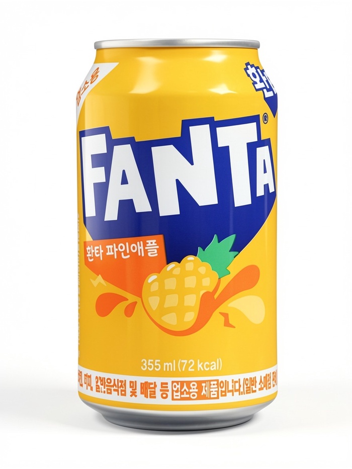 Напиток газированный FANTA Pineapple Flavored Soda, вкус: ананас, 355 мл - Фото 1