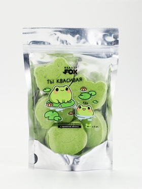 Бомбочки для ванны «Ты красивая», аромат: яблоко, 6 шт. х 30 г, BEAUTY FOX