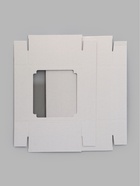 Коробка самосборная, крышка-дно, с окном, белая, 23×23×6.5 см (5 шт) - фото 809773694