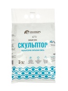 УЦЕНКА Гипс умный 3 кг SAMARAGIPS СКУЛЬПТОР скульптурно-литьевая смесь для 3D литья - Фото 1
