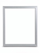 Рама для картин и зеркал Artex Bray, 50×60 см, белая с серебром - фото 809773777