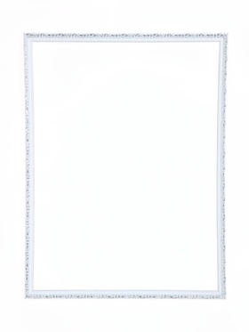 Рама для картин и зеркал Estelle Classic, 60×80 см, белый с серебром