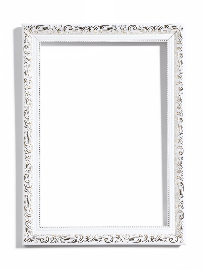 Рама для картин и зеркал Estelle Classic, 21×30 см, белый с золотом