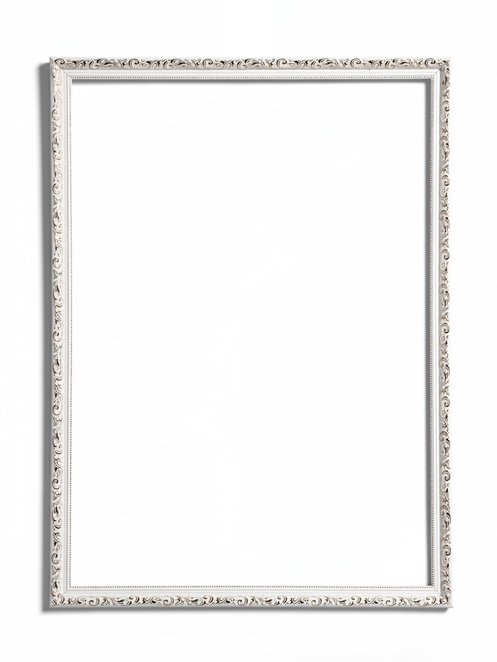 Рама для картин и зеркал Estelle Classic, 50×70 см, белый с золотом