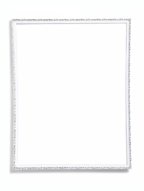 Рама для картин и зеркал Estelle Classic, 60×90 см, белый с золотом