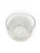 Корзина плетёная, 25×25×13 см, ручка h=17 см, ива, белая, Greengo - фото 809754804