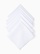 Платки носовые «Этель» White cotton, 28×28 см - 6 шт., хлопок 100%, белые - Фото 1