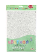 Цветной картон с пайетками «Битое стекло 1», 4 листа, 4 цвета 11061442