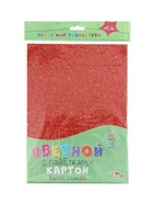 Цветной картон с пайетками «Битое стекло 2», 4 листа, 4 цвета 11061443