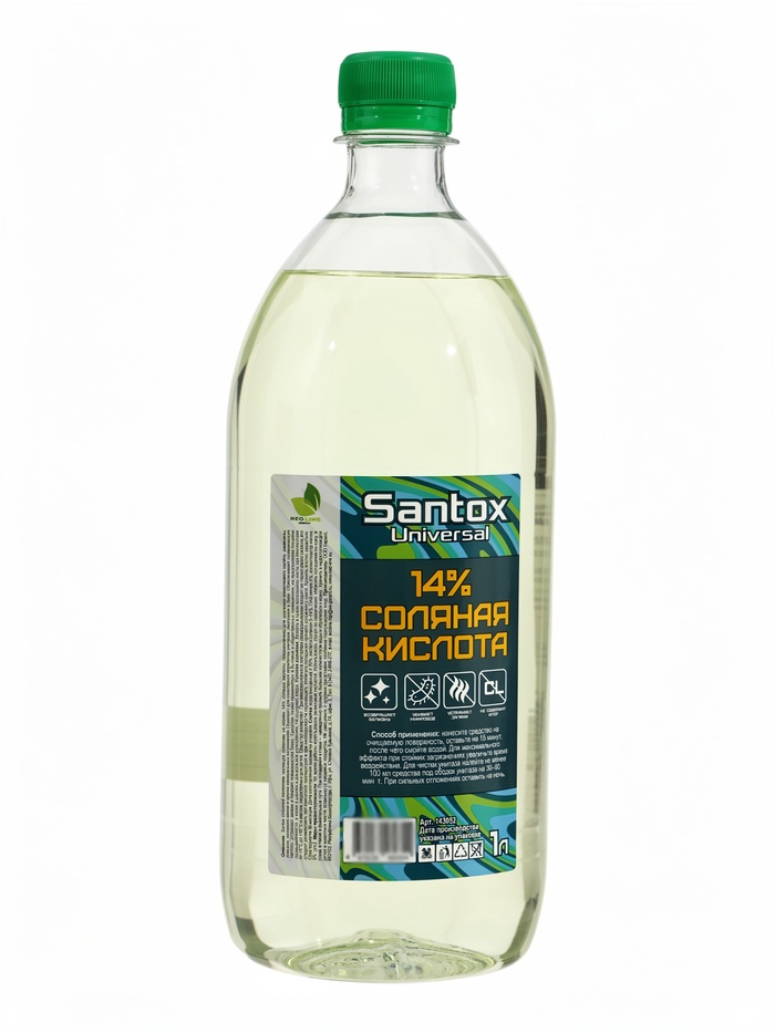 Средство чистящее Santox Universal «Соляная кислота», 14%, 1 л - Фото 1