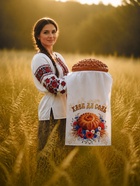 Рушник «Хлеб да соль», 150×36 см, белый - фото 809756275