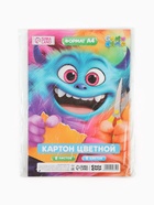 Картон цветной А4, 8 л., 8 цветов, немелованный односторонний, на скобе - Фото 8