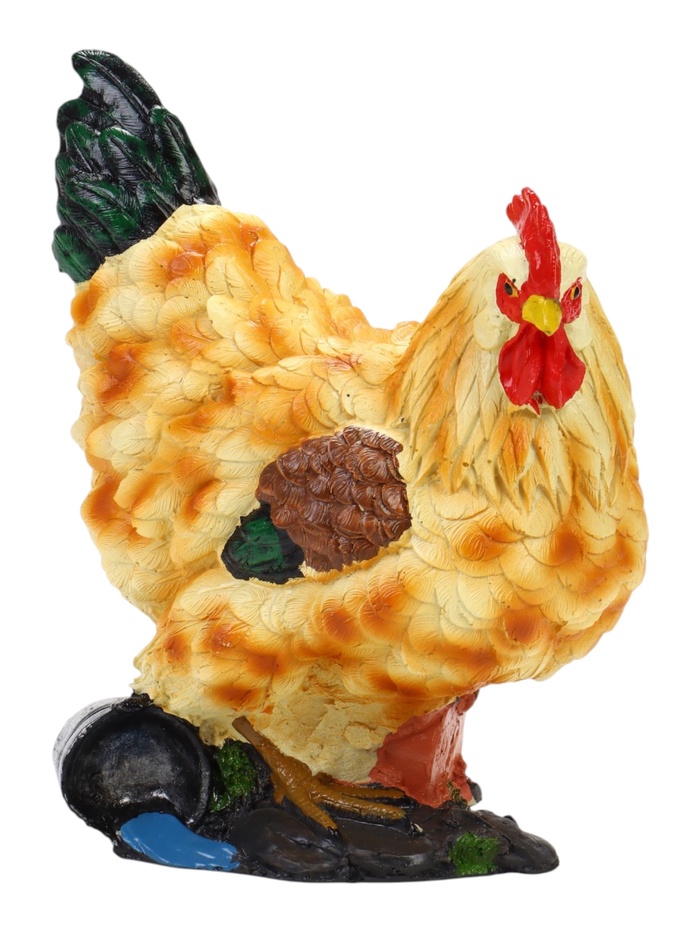 Садовая фигура из полистоуна «Курица», 22×13×25.5 см