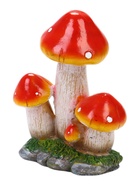 Садовая фигура из полистоуна «Мухомор на поляне», 15×10×21 см - Фото 8