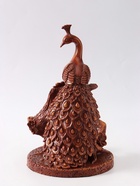 Подставка для бутылки «Павлин», под дерево, 19×19×32 см - фото 809757154