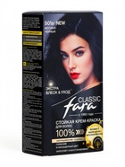 Краска для волос Fara Classic, тон 501 А, иссиня-чёрный, 160 г - фото 809757170