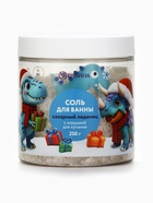 Соль для ванны в банке с резиновой игрушкой, 200 г, аромат: сахарный леденец, Чистое счастье - фото 809774753