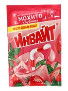 Напиток растворимый ИНВАЙТ, вкус: клубничный мохито, 12 г - Фото 1