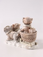 Фигурка «Новогодние сани с корги», 10 см, полистоун - фото 809775412