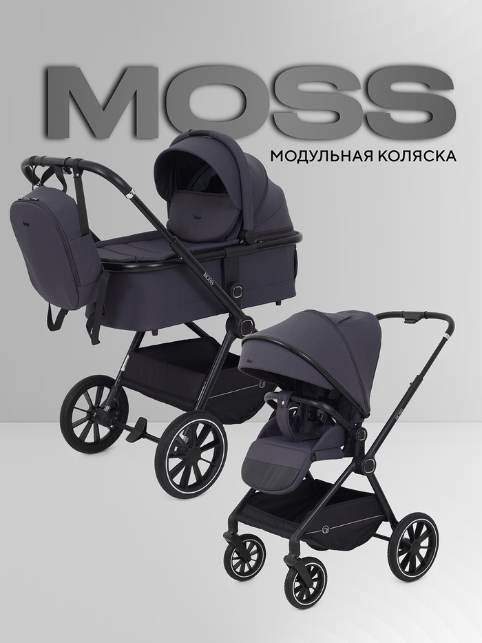 Коляска детская RANT MOSS (2в1) RA321 графит