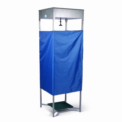 УЦЕНКА Душ дачный, 80×80×250 см, тент, бак антикоррозийный, 128 л, без ЭВН,