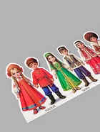 Растяжка с плакатом «Народы России», 2 предмета - фото 809757700