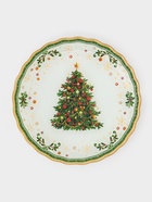 Блюдо сервировочное с бортиком Доляна «Новогоднее торжество», d=19 см, стекло, разноцветное - Фото 3