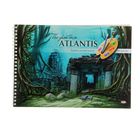 Альбом для рисования А4, 40 листов на гребне "Затерянная цивилизация", обложка картон 240г/м2, блок офсет 100г/м2 - Фото 1