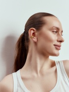 Серьга кафф «Таяние» два бублика, цвет золото - Фото 8