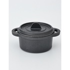 УЦЕНКА Кастрюля Volcano 13×10×7.5 см, для подачи, чёрная - Фото 1