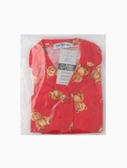 Пижама детская: рубашка, брюки KAFTAN «Мишка», красная, размер 32 (110-116 см) - фото 809778895