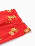 Пижама детская: рубашка, брюки KAFTAN «Мишка», красная, размер 30 (98-104 см) - фото 809778914