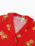 Пижама детская: рубашка, брюки KAFTAN «Мишка», красная, размер 28 (86-92 см) - фото 809778923