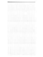 Штора-занавеска декоративная межкомнатная «Льдинки», пластик, 27 нитей, 175×90 см - фото 809779487