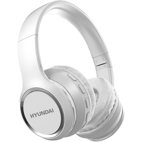 Гарнитура накладные Hyundai H-HP103 белый беспроводные bluetooth оголовье 10718114