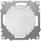 УЦЕНКА Розетка 1-м СП Florence 16А IP20 с заземл. с крышкой винтов. клеммы механизм бел. (1E1050 1 - Фото 1