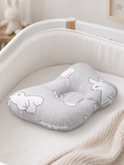 Подушка анатомическая Cute rabbit, 26×22 см, 100% хлопок, серая 9645043