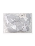 Подушка анатомическая Cute rabbit, 26×22 см, 100% хлопок, серая 9645043