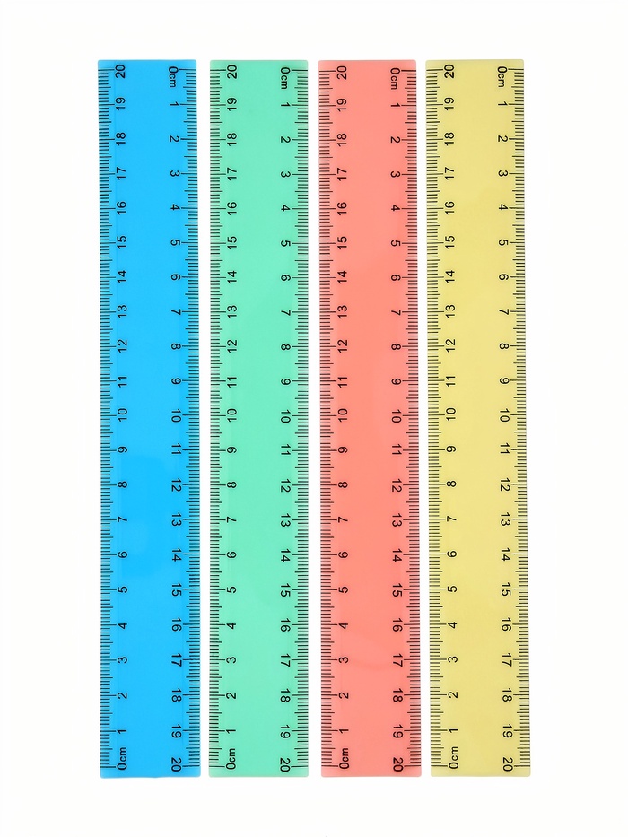 Линейка Pastel, 20 см, МИКС