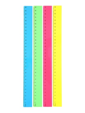 Линейка NEON, 30 см, МИКС