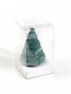 Свеча новогодняя «Ёлочка», 4.5×4.5×7.5 см, 5 ч, зелёный - фото 809780302