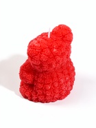 Свеча декоративная «Мишка», 6.5×4.7×8 см, 8 ч, красный - фото 809780389