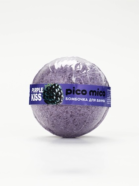 Бомбочка для ванны, аромат: ежевика, 120 г, PICO MICO