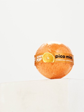 Бомбочка для ванны, аромат апельсина, 120 г, PICO MICO